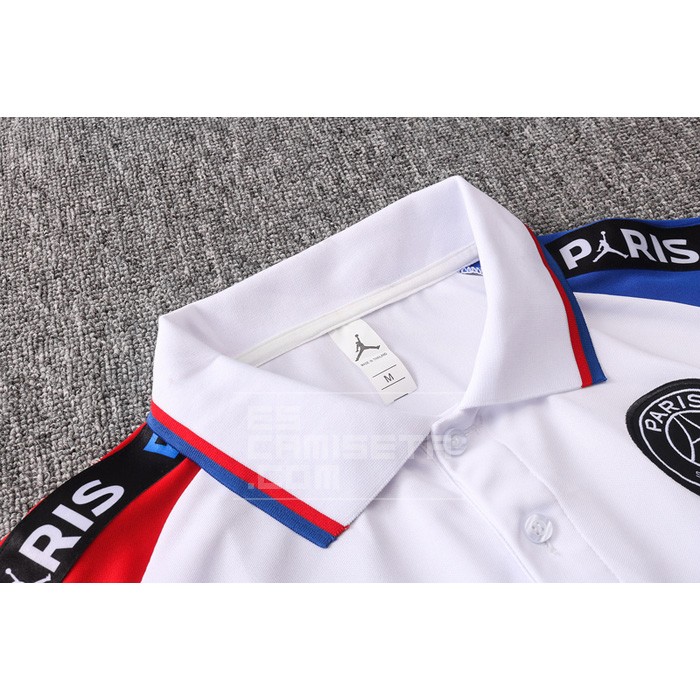 Camiseta Polo del Paris Saint-Germain Jordan 20/21 Blanco - Haga un click en la imagen para cerrar